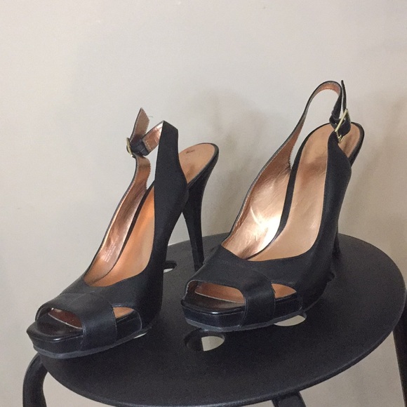 Jessica Simpson Leather Heels - Picture 1 of 5